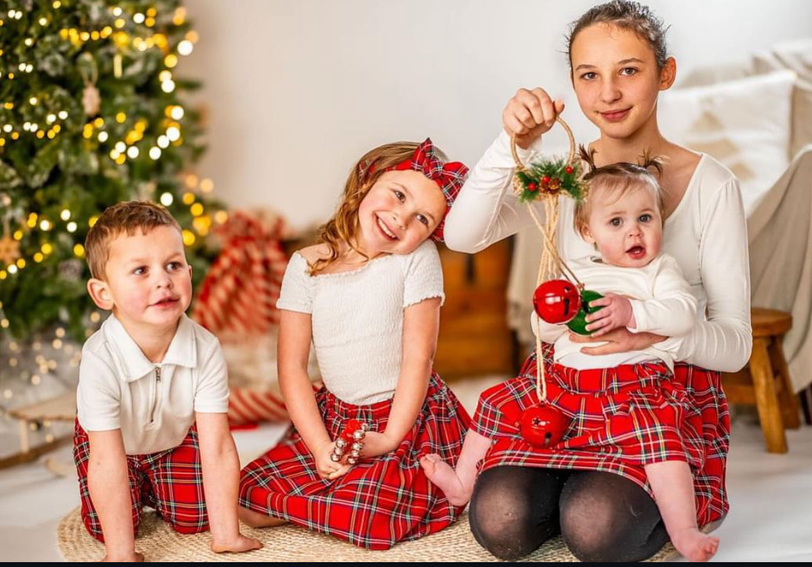 Traditional Red Tartan Skirt