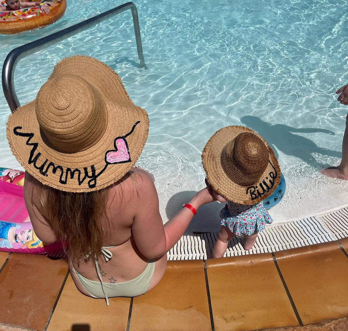 Personalized floppy sun hat