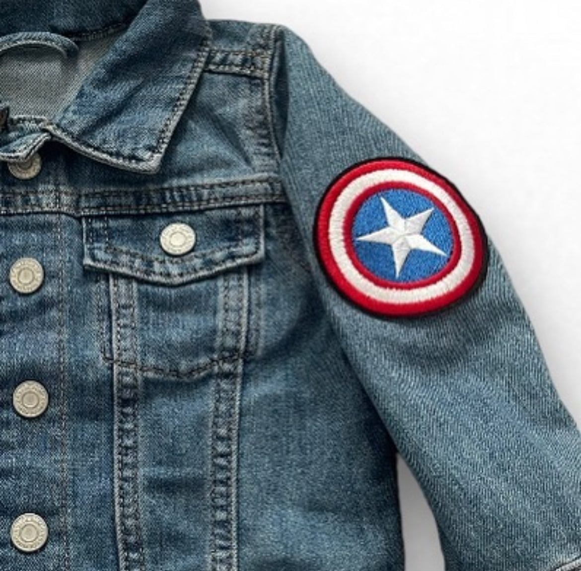 Personalized avengers jean jacket