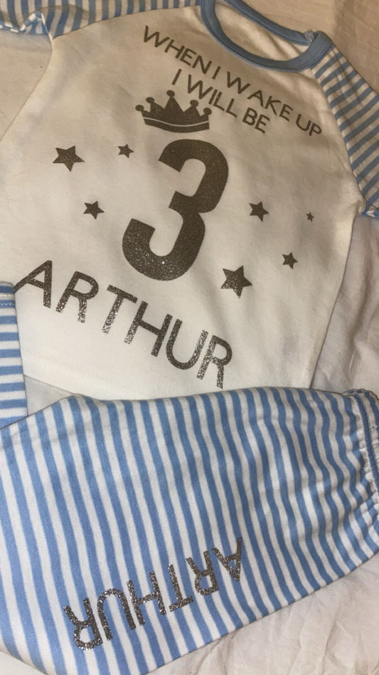 Personalized Birthday Pjs