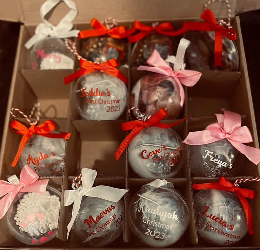 Personalised Christmas Ball Balls